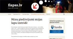 Desktop Screenshot of ilapas.lv
